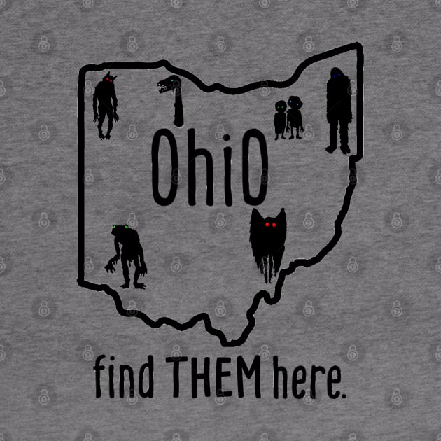 Ohio Cryptids, Find Them Here. by The Curious Cabinet